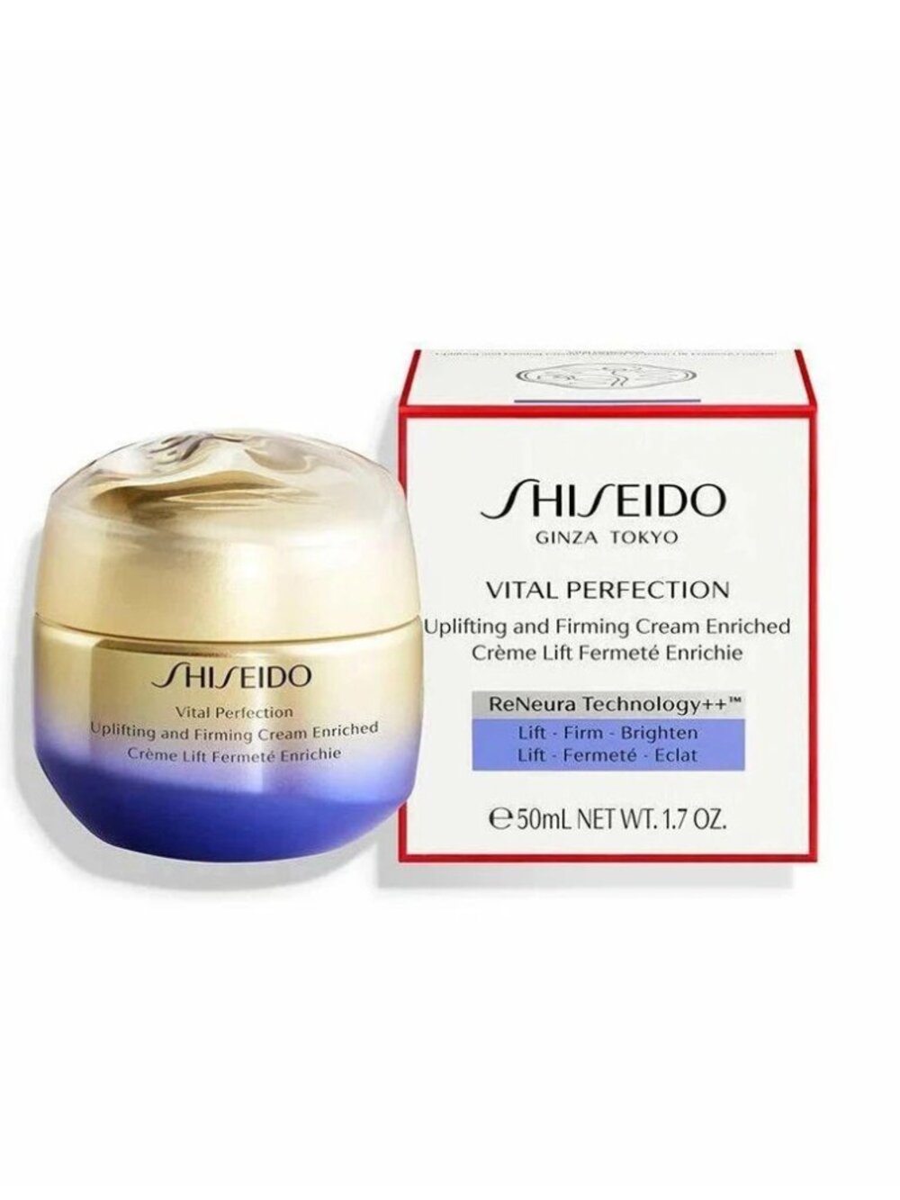 Shiseido Vital Perfection Uplifting Firming Cream 50ml 1.7oz New Skincare